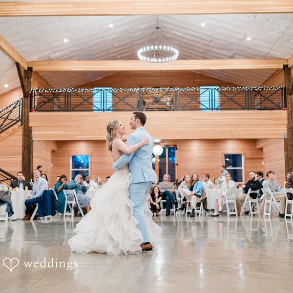 First dance under the chandelier