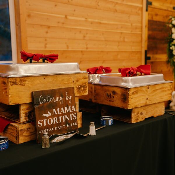 Mama Stortini's catering at the fundraiser