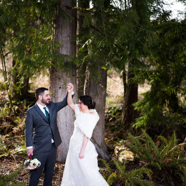 Twirl among the cedars and ferns